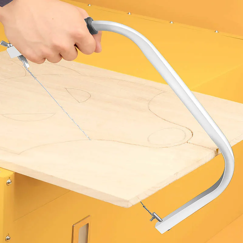 

Universal alloy steel saw frame Hand Wire Saw Multifunctional Drawing Saw Small Household Steel Saws For Cutting Wood