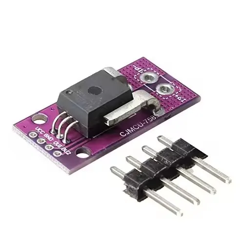 High Accuracy ACS758LCB-050B-PFF-T 50A Bidirectional Current Sensor Module 3.3/5V Compatible For RC Model Lithium Battery Test