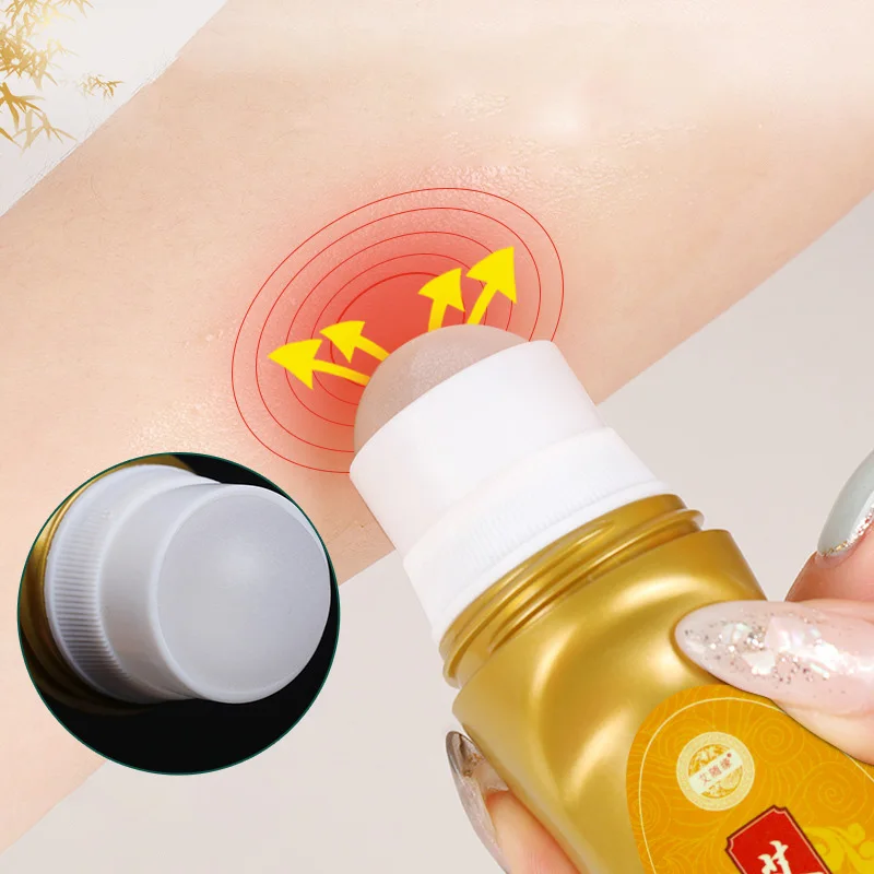 50ML Wormwood Herb Liquid Warm Neck Knee Plaster Easily Absorbed Rolling Moxibustion Acupoints Smokeless Moxa Therapy