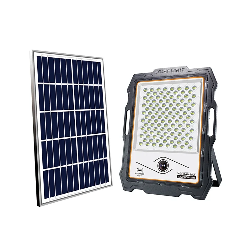 

Customized Storage 32G Solar Powered Flood Light with CCTV Monitoring Solar Camera Light