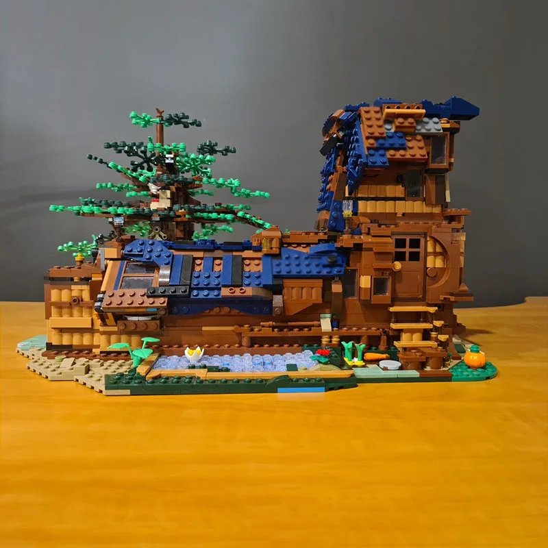 Briques de Construction de ville modulaires Moc, blocs technologiques de maison de chaussures de conte de fées modulaires, jouet de noël à monter soi-même, cadeaux de Construction