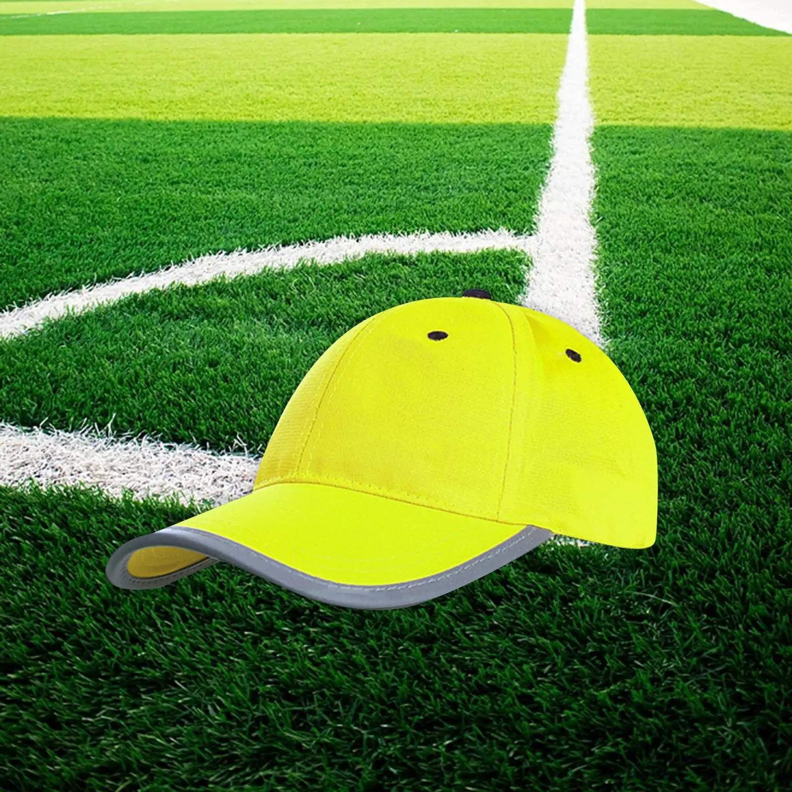 Safety Hat Washable Lightweight Men Fluorescent Hat High Visibility Reflective Baseball Cap for Family Members Men Friends Women