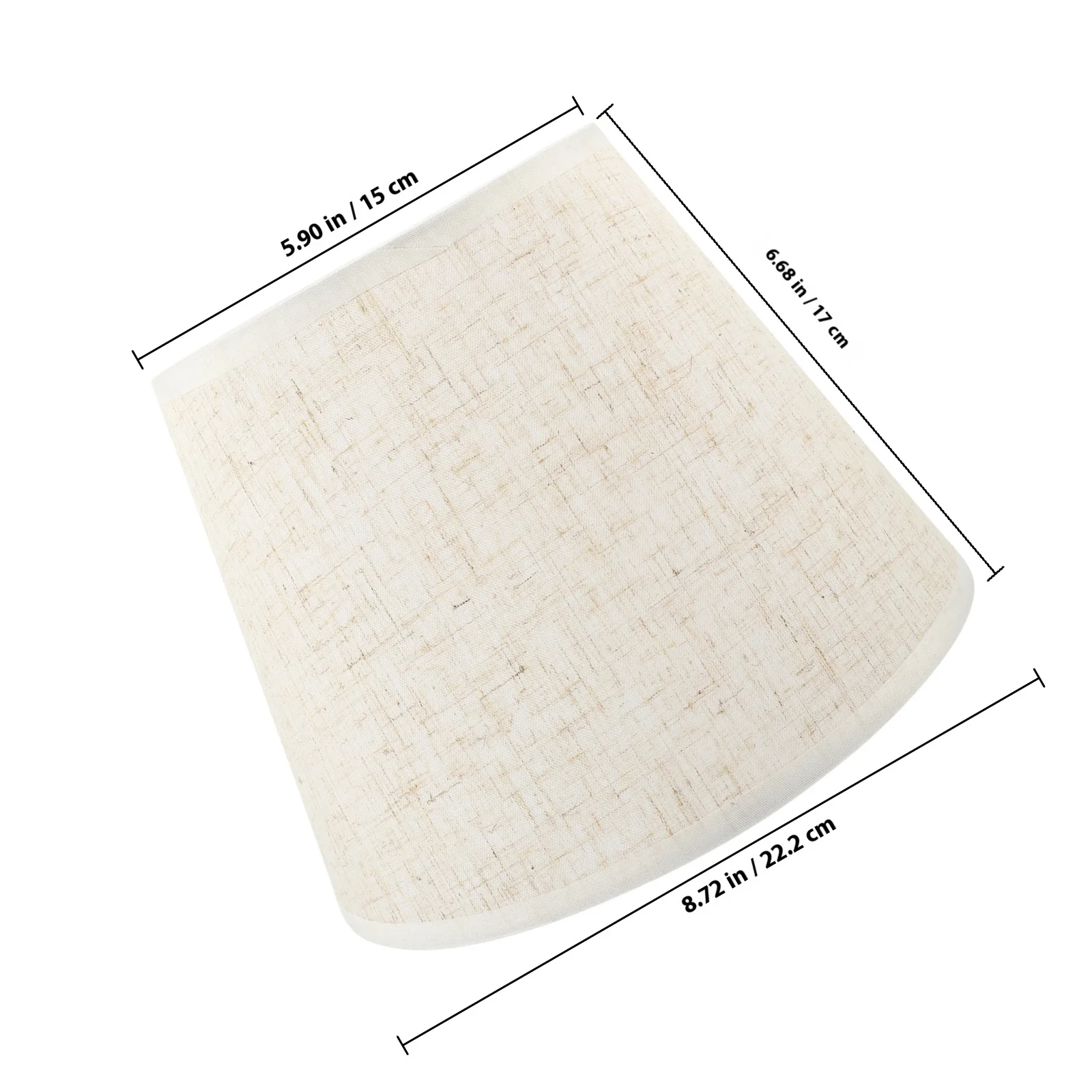 عاكس الضوء من الكتان لمصباح أرضي لطاولة المكتب استبدال غطاء من القماش غطاء خفيف مزخرف بجانب السرير للاستخدام المنزلي والمكتب #5