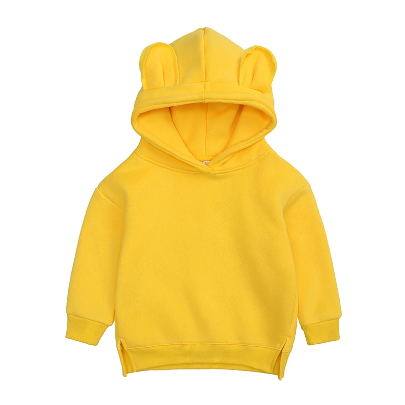 5000 Baby Boys Girls Hoodie With Cute Bear Ear Kids Clothes Cotton Outfits Hoodies Pullover Outerwear for Newborn Baby