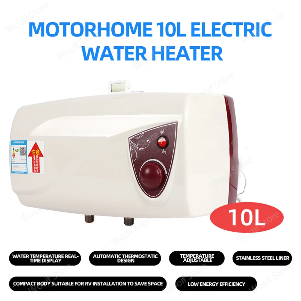 220v 10L scaldabagno per camper bagno doccia Motorhome scaldabagno elettrico 1000W