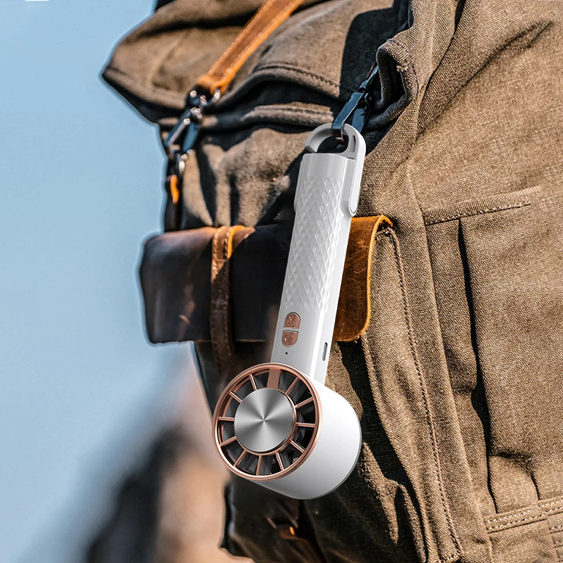 GérMini-Ventilateur à Main Portable de Refroidissement par Air, USB, Petit Ventilateur Turbo, Rechargeable, Cadeau d'Été, Nouvel Arrivage