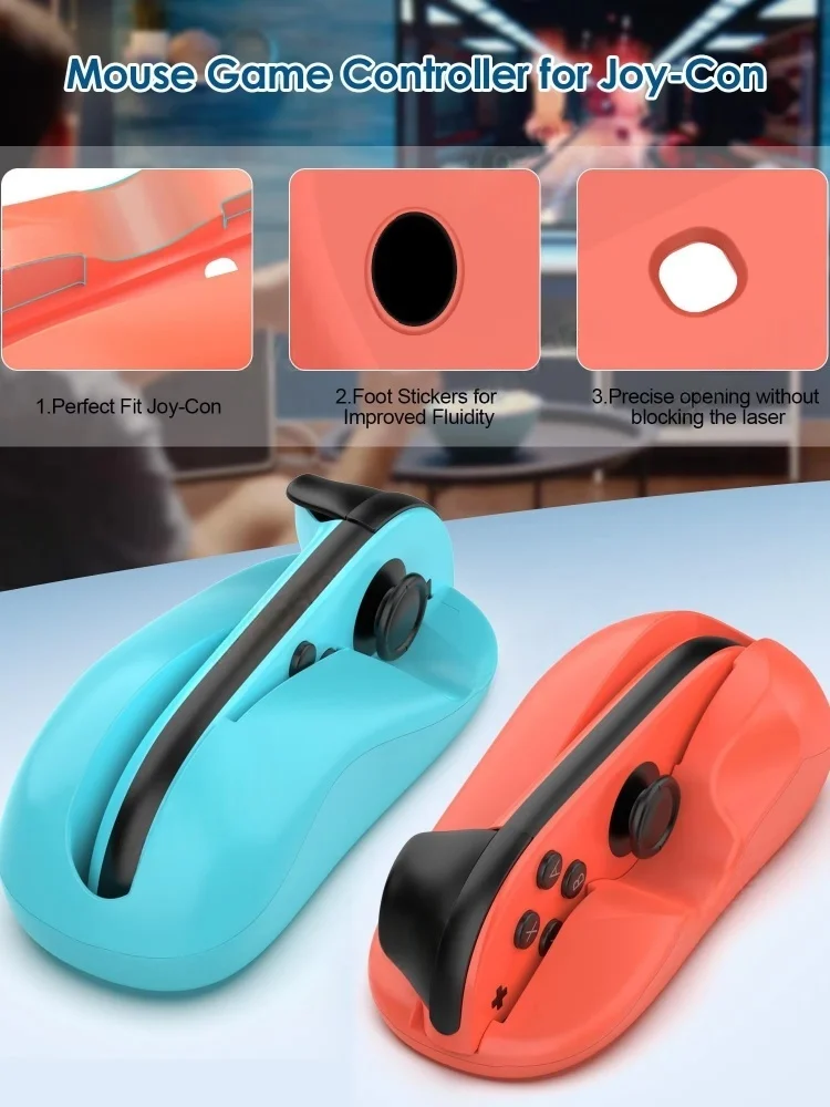 Für Schalter 2 Joy-Con 2 Gaming Controller Maus Grip Desktop Maus Modus Halter Mini Tragbare Mäuse Gaming Zubehör