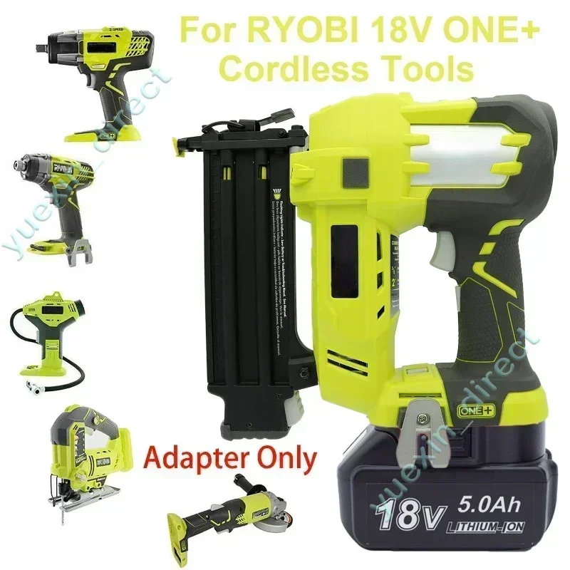 Cordless Portátil Power Tools Conector Adaptador Adaptador para Makita 18v Li-ion Battery Converter para Ryobi One Mais 18v Series
