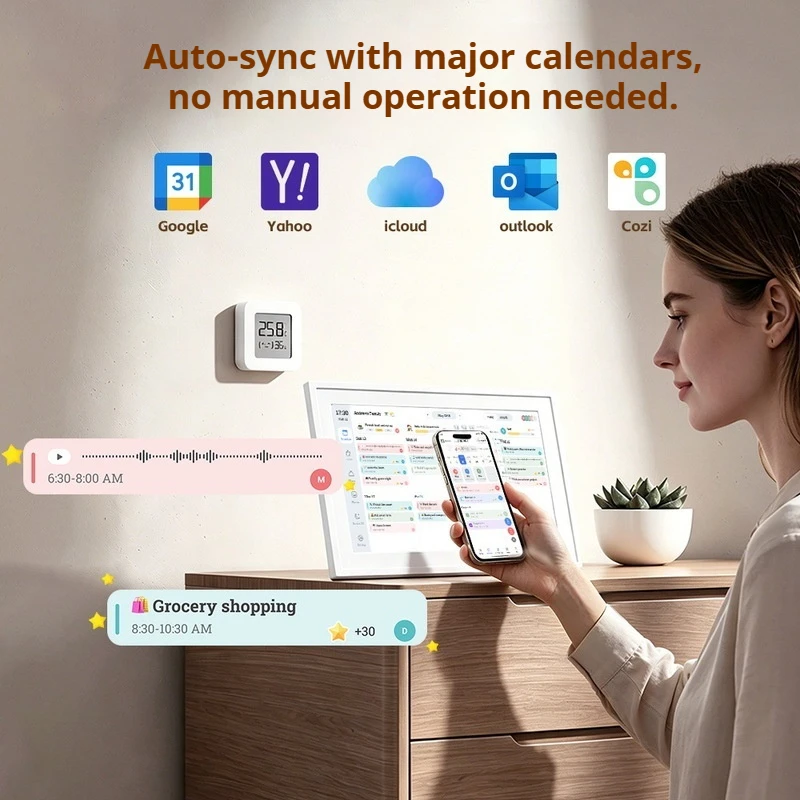 Generic Digital Photo Frame Calendar 10 15 21 32 Inch Multi Size Wifi Cloud Storage Electronic Photo Album For Home Desktop Use