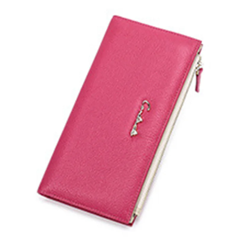 British Style Head Layer Cowhide Long Wallet Fashion Casual Detachable Multi Card Women's Handbags Coin Purse Holder Men Wallets