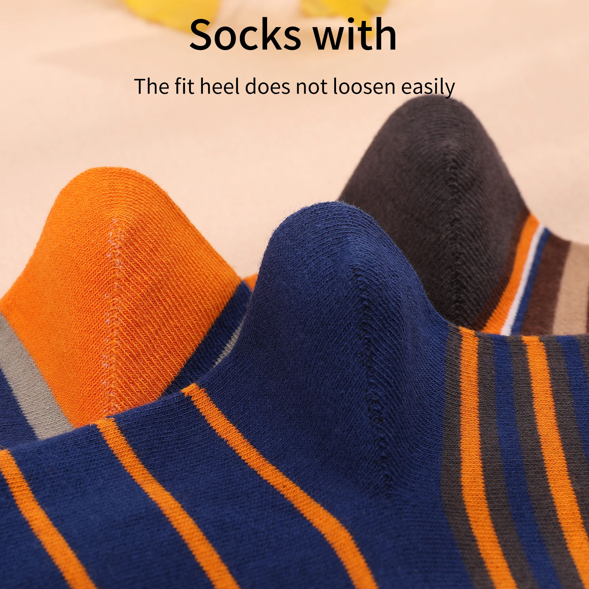 5Pairs Mens Fun Dress Socks, Pattern Funny Socks Pack, Colorful Striped Combed Cotton Novelty Socks，Cool Breathable Casual Socks