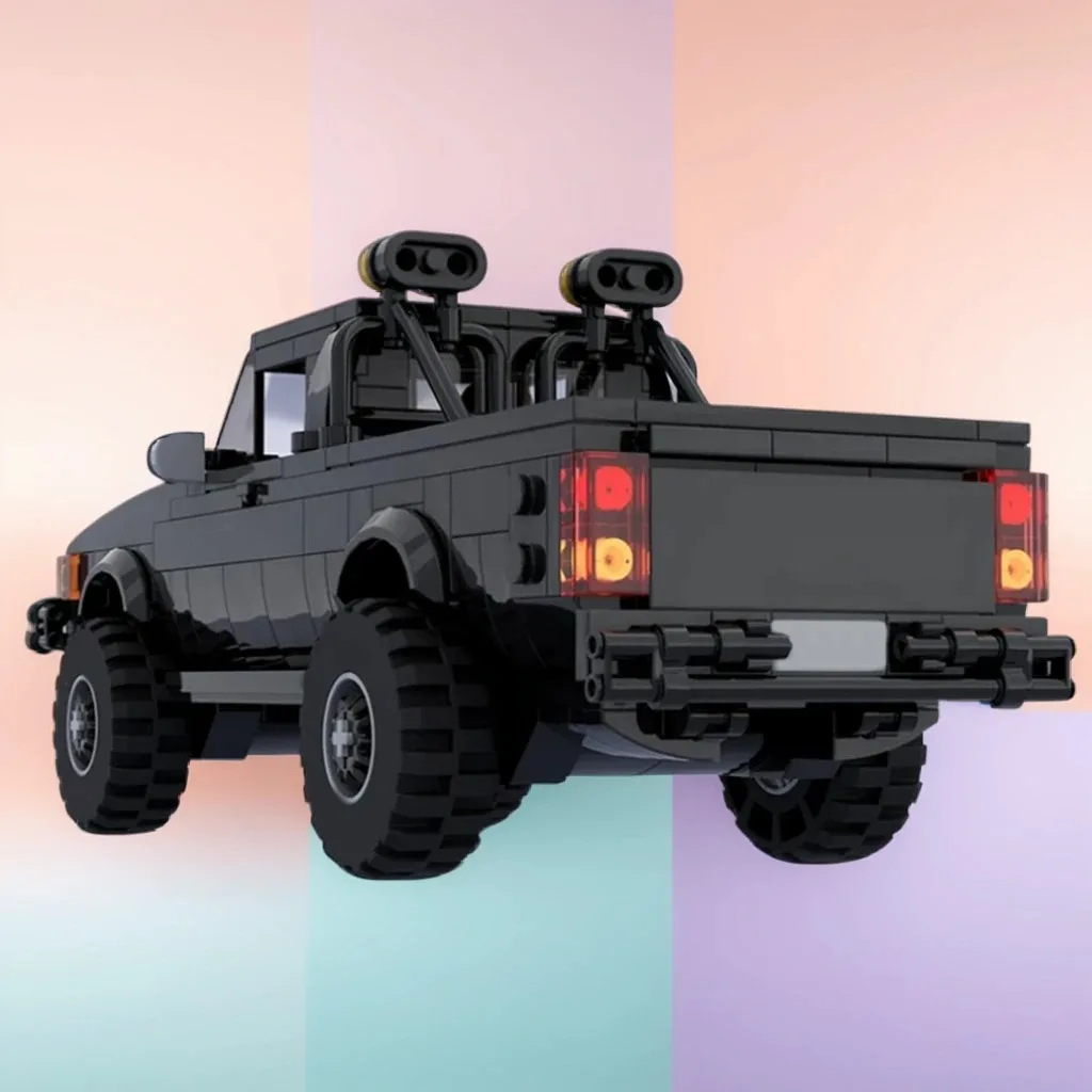 

432 шт. MOCturnal BTTF серии Marty McFly's Toyota SR5 пикап MOC модель автомобиля из фильма образовательные строительные блоки подарок