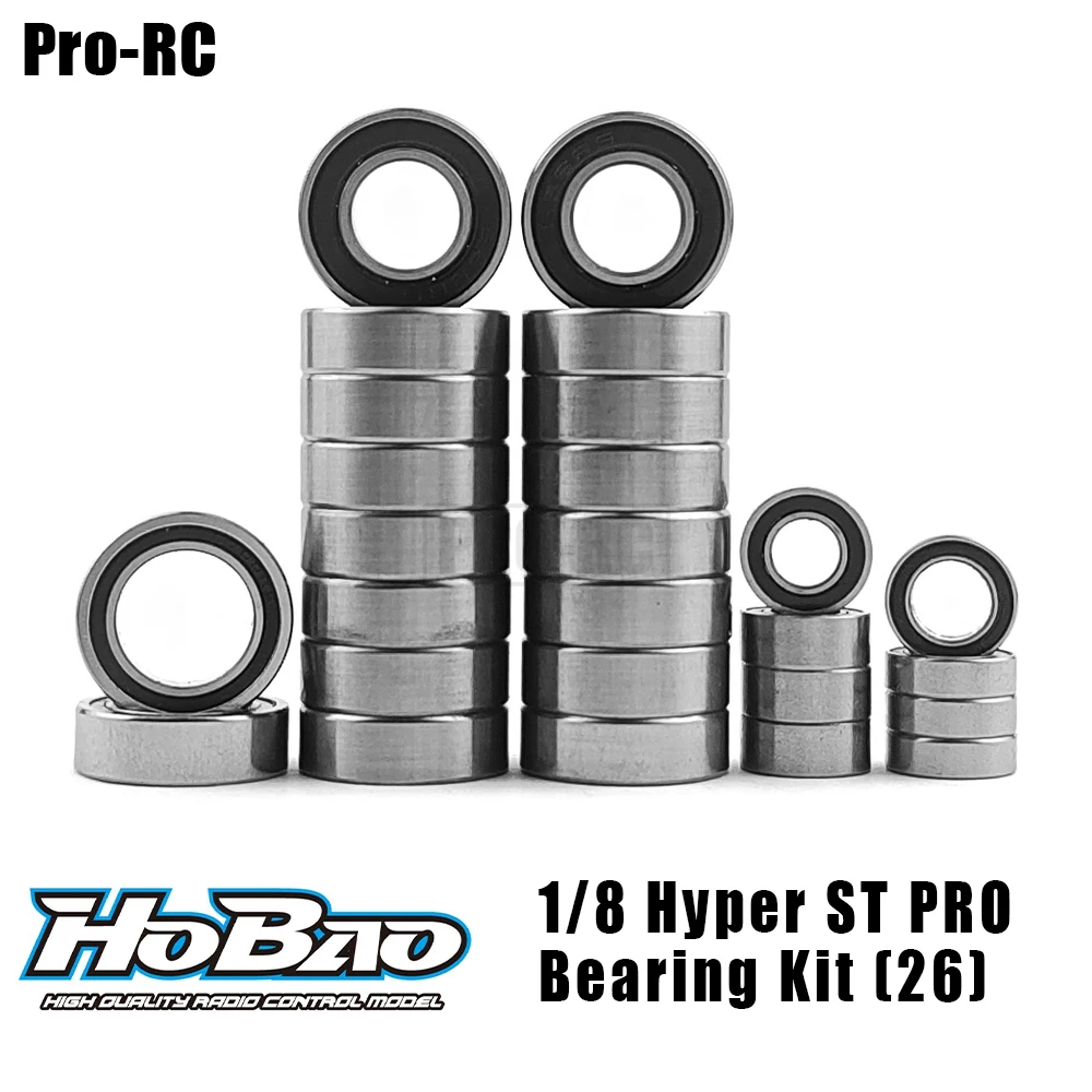 For Hobao 1/8 Hyper ST Pro Complete Bearings Kit 26P Rc Car Part