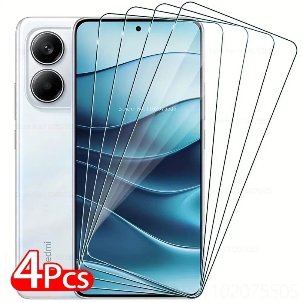 

4 шт. HD защитная пленка для экрана с полным покрытием для Xiaomi Redmi 13C 13R 15 15C 4G 13X 14C 14R 12 12C закаленное стекло 10X Pro 11 Prime 11A