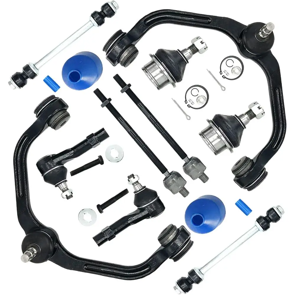 

Suspension Kit with Upper Control Arms, Ball Joints, Tie Rods, and Sway Bar for 1998-2011 Ranger and 1998-2009 Mazda B2300-B4000