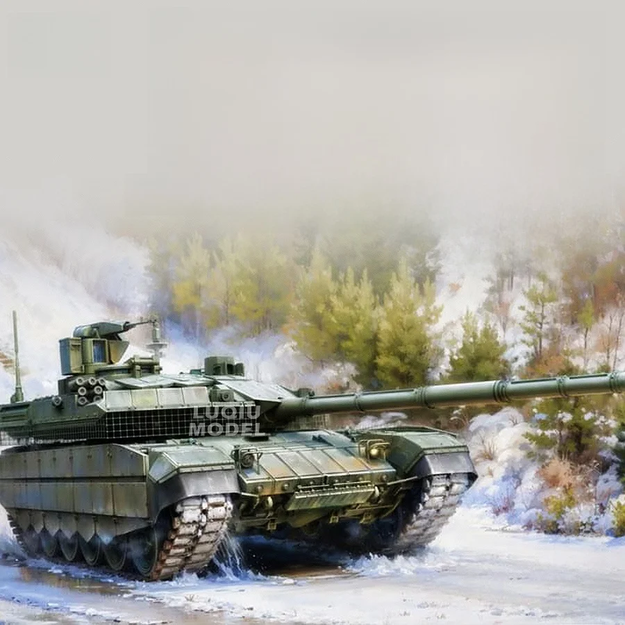 

Сборная модель основного боевого танка AH Assembly 35A070 T90M, пластиковый конструктор, подходит для возраста от 14 лет и старше, с подвижной подвеской и ведущими колесами.