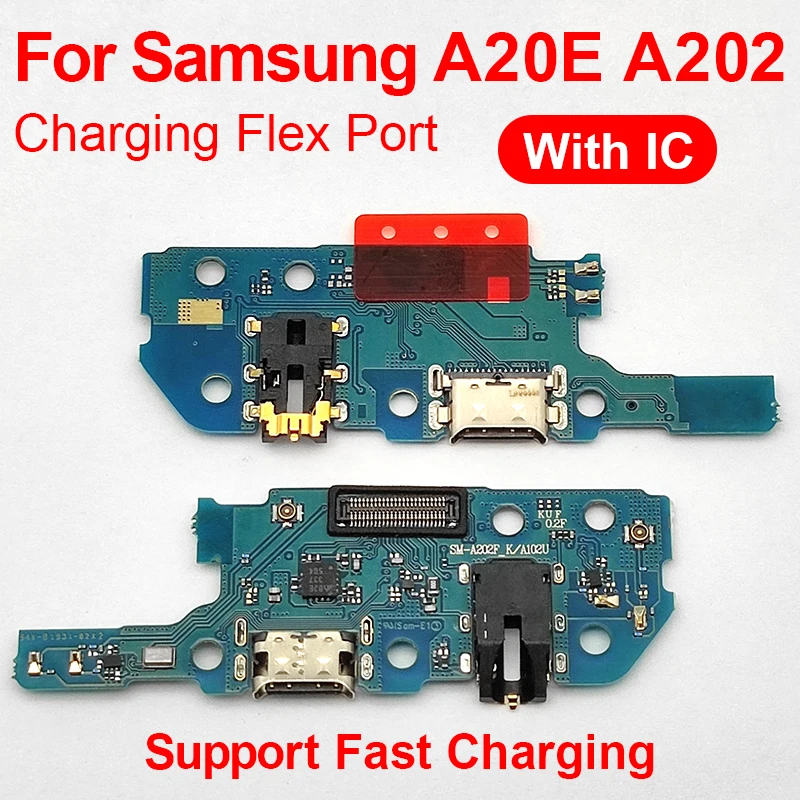

Гибкий зарядный порт A20E для Samsung A20E, A202F, A202, зарядка с портом Fiex, зарядная Плата USB, соединительный кабель, запасная часть для быстрой зарядки