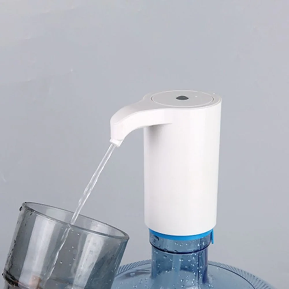 Household Automatic Electric Water Dispenser Rechargeable Plastic Drinking Water Pump Labor-saving Gallon Bucket Pump Outdoor