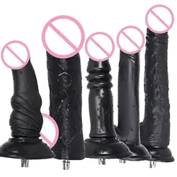 Rough Beast-consolador negro súper grande para vac-u-lock, accesorios de máquina sexual, accesorios múltiples opcionales, consoladores de bricolaje, ventosa Anal