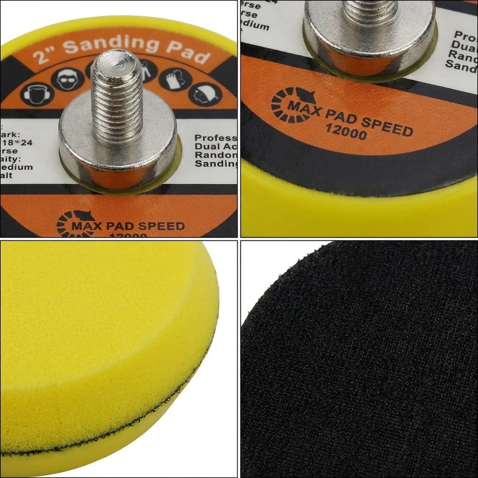Hook Polished Plate Air Sander Buffing Furniture M Thread Motorcycles Polished Plate for surface Polishing  Hook