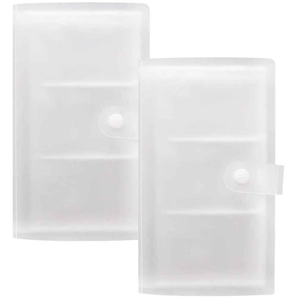 

2Pcs 240 Slot Photo Book Album Handy -Lasting Scrapbook for Travel Graduation Wedding