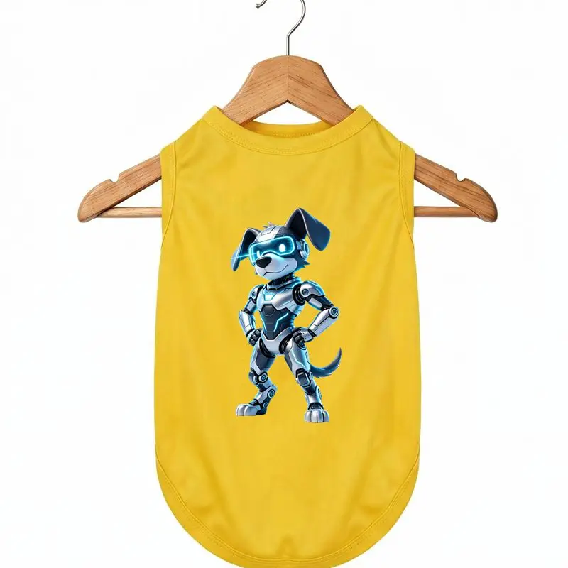 Quick Dry Dog Vest Summer Breathable - Robot Puppy Tank Top Lightweight Pet Apparel
