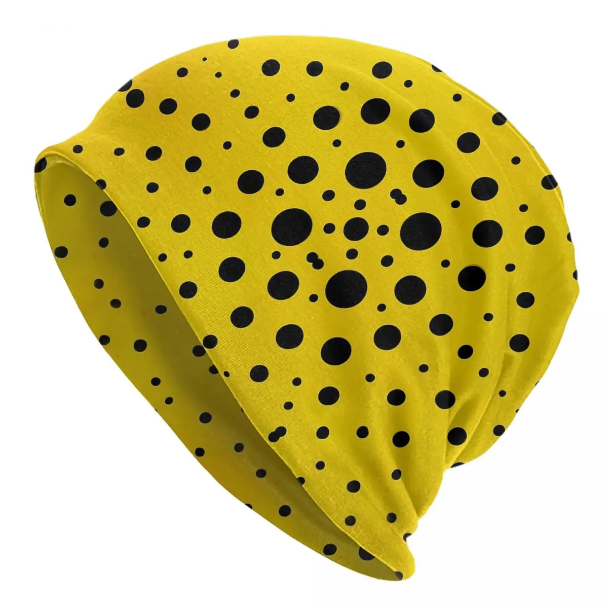 

Yayoi Kusama Dots Caps Hip Hop Unisex Outdoor Skullies Beanies Hat Spring Warm Dual-use Bonnet