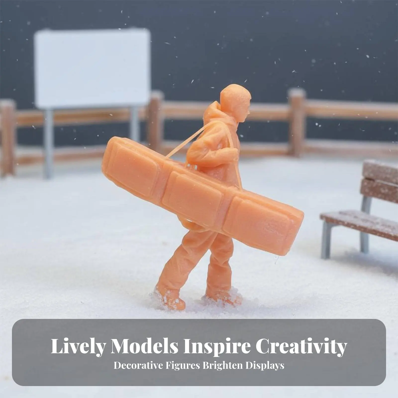 Miniature Skier Fig…