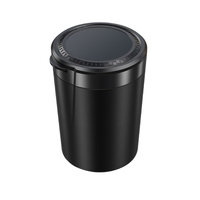 Smokeless Car Ashtray with Lid & LED Light Auto Cup Holder Ashtray Car Trash Can for Vehicle Cup Holders & Indoor Use