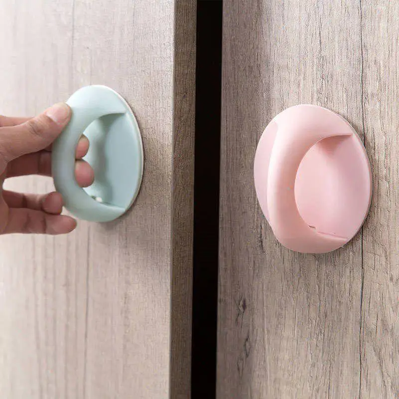 Multi-role Cabinet Drawer Handle Toilet Lid Lifter Kitchen Door Drawer Non Punching Handles