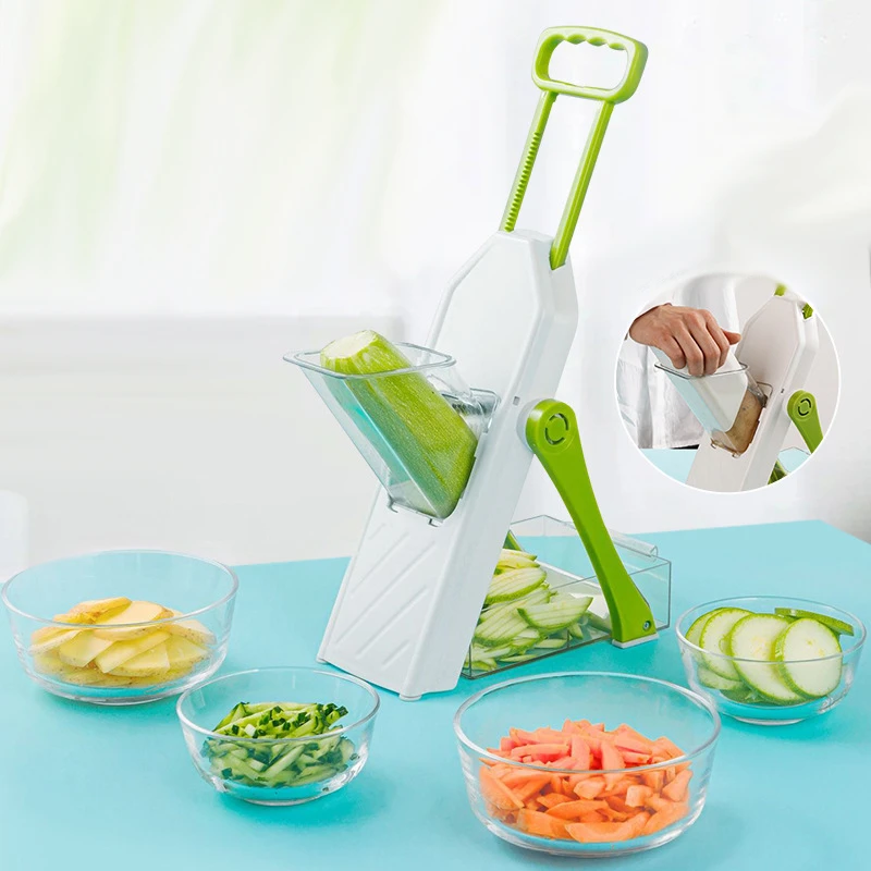 Multifunctional vegetable cutter slicing, shredding potato shredding shredding vegetable slicing tool Thick sheet Thin sheet