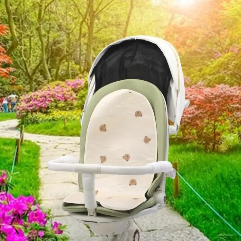 CORB Kereta Bayi Bantal Balita Kursi Dorong Kursi Liner Musim Panas Bantalan Pendingin untuk Kereta Dorong Bayi Bantal Bernapas