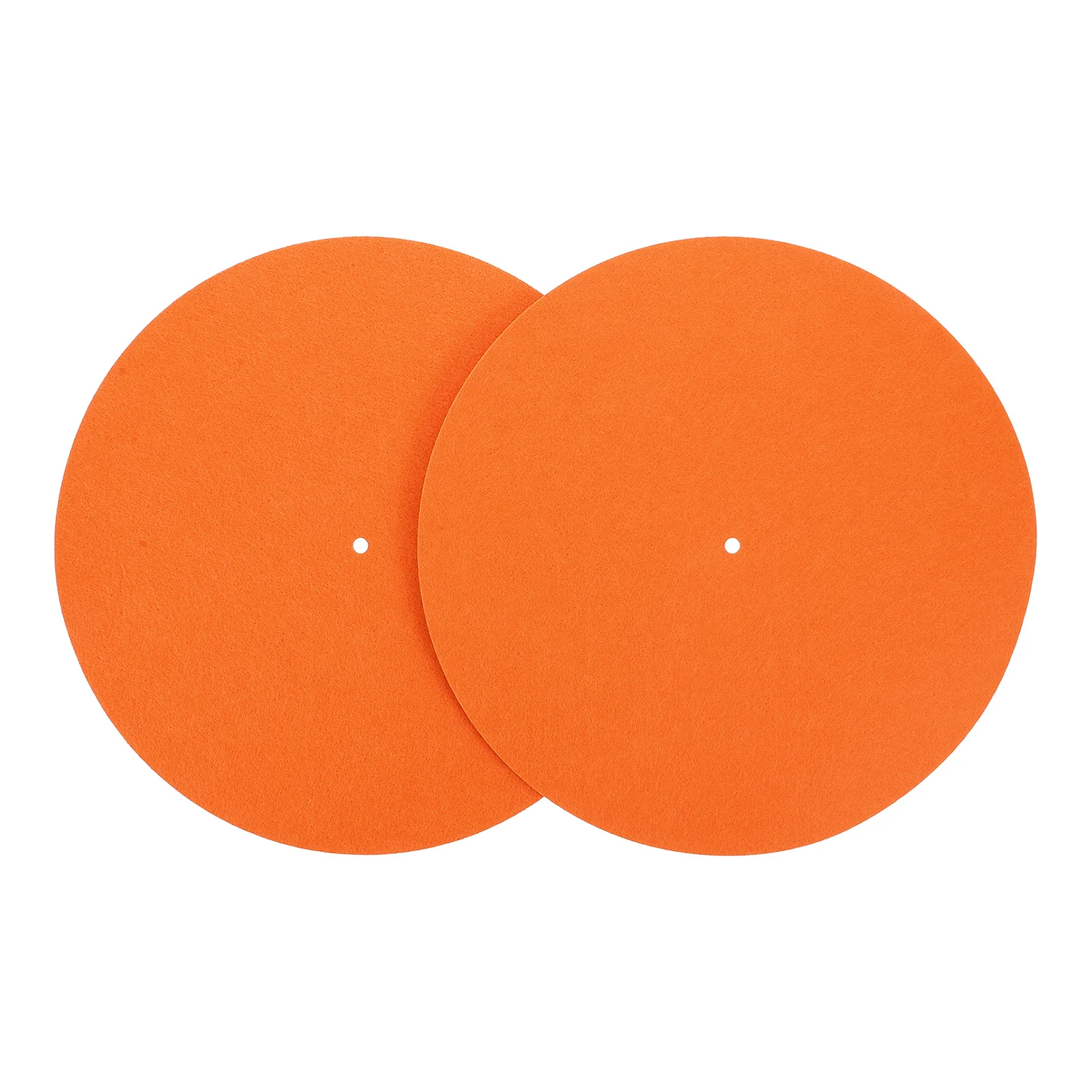 

Durable Record Mat Vinyl Pad Orange Anti-skid Felt Turntable Platter Players Home Disc Protective Sound Enhancer
