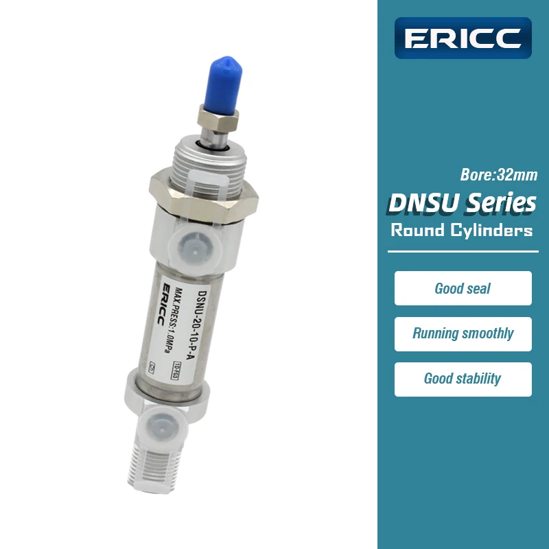 

DSNU32 Series round mini stainless steel air pneumatic cylinder DSNU-32-50-P-A DSNU-32-100-P-A
