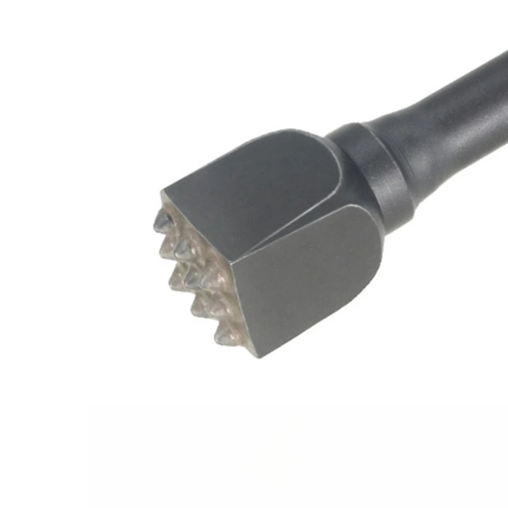 3pcs Carbide Hammer Bits For Multi Tooth Tip Chisel Set For Electric Rotary Hammers Concrete Roughening For Bush Hammering Wall