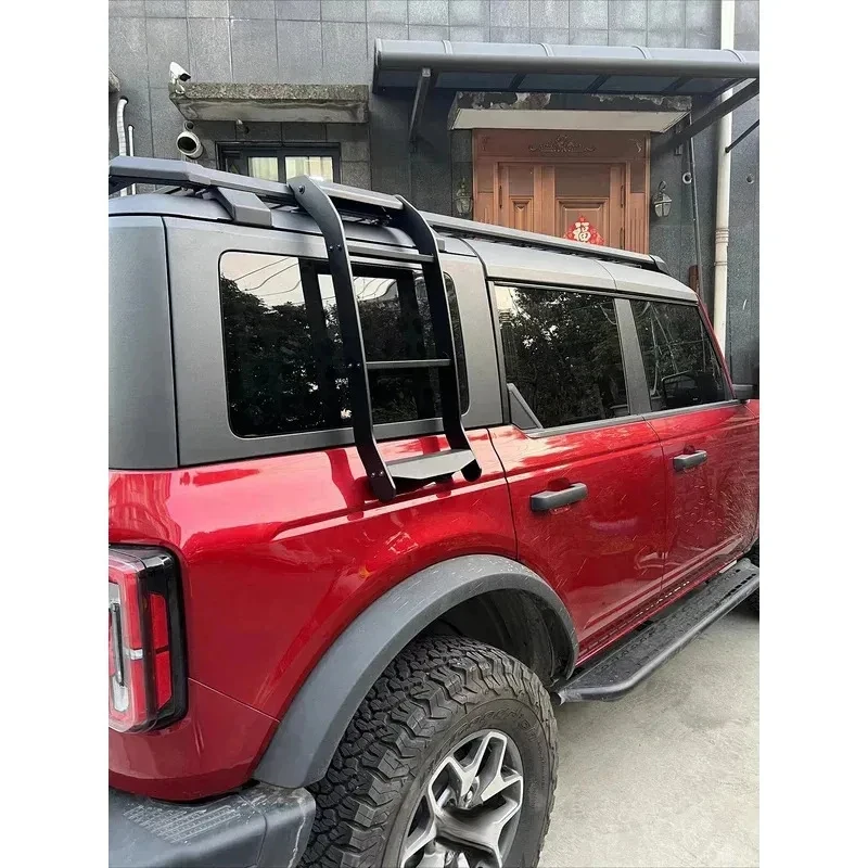 

Black Aluminum Alloy Roof Rack (with Trapezoidal Crossbars) — Vehicle-Specific Cargo Crossbars