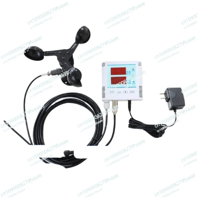 

RS485 Tower Crane Wind Alarm Device Controller Wind Meter Sensor Anemometer Display Engineering