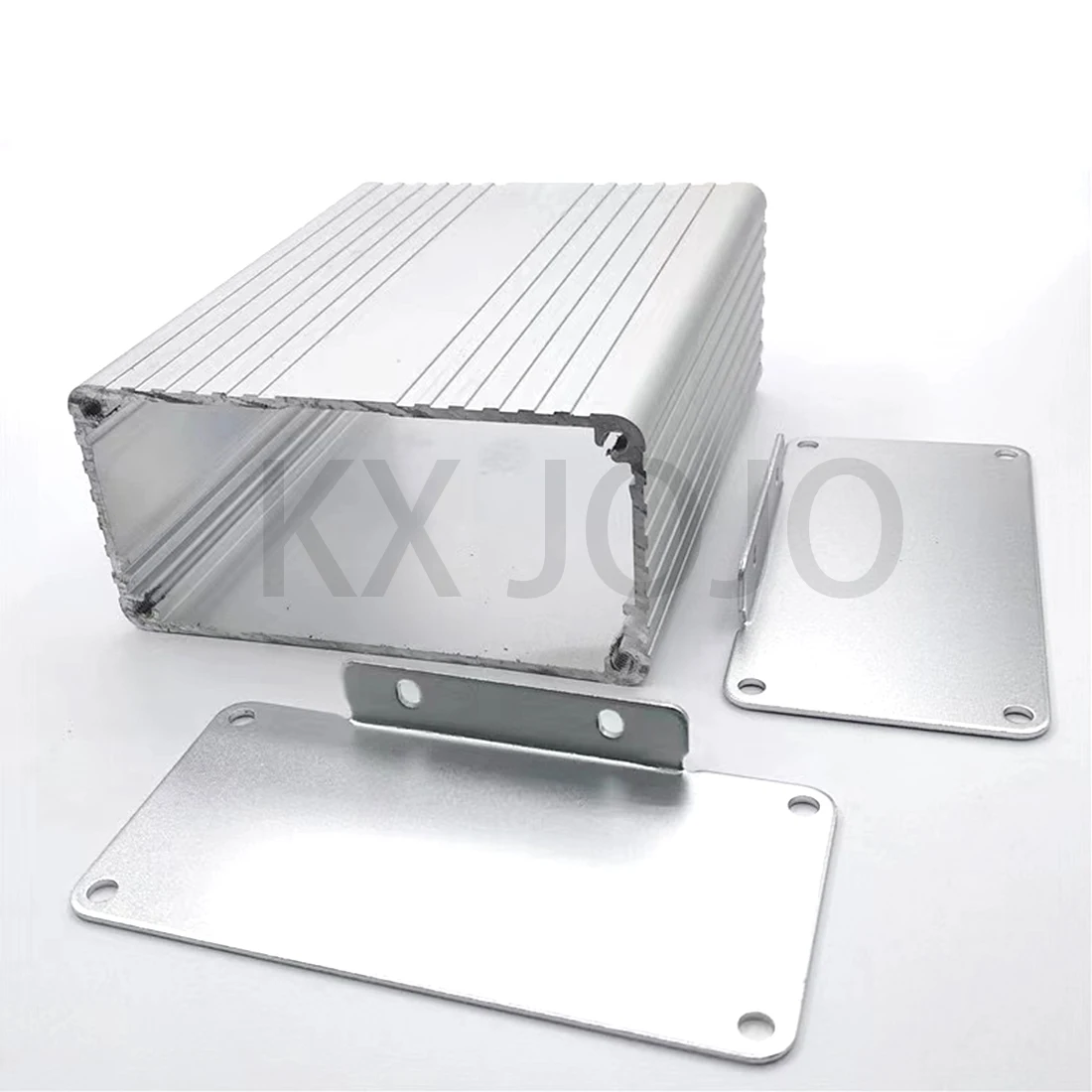 Aluminum Enclosure 98*48*120mm Electrical Extruded Integrated Box with Ears Separate Type Circuit Board Case DIY Silver