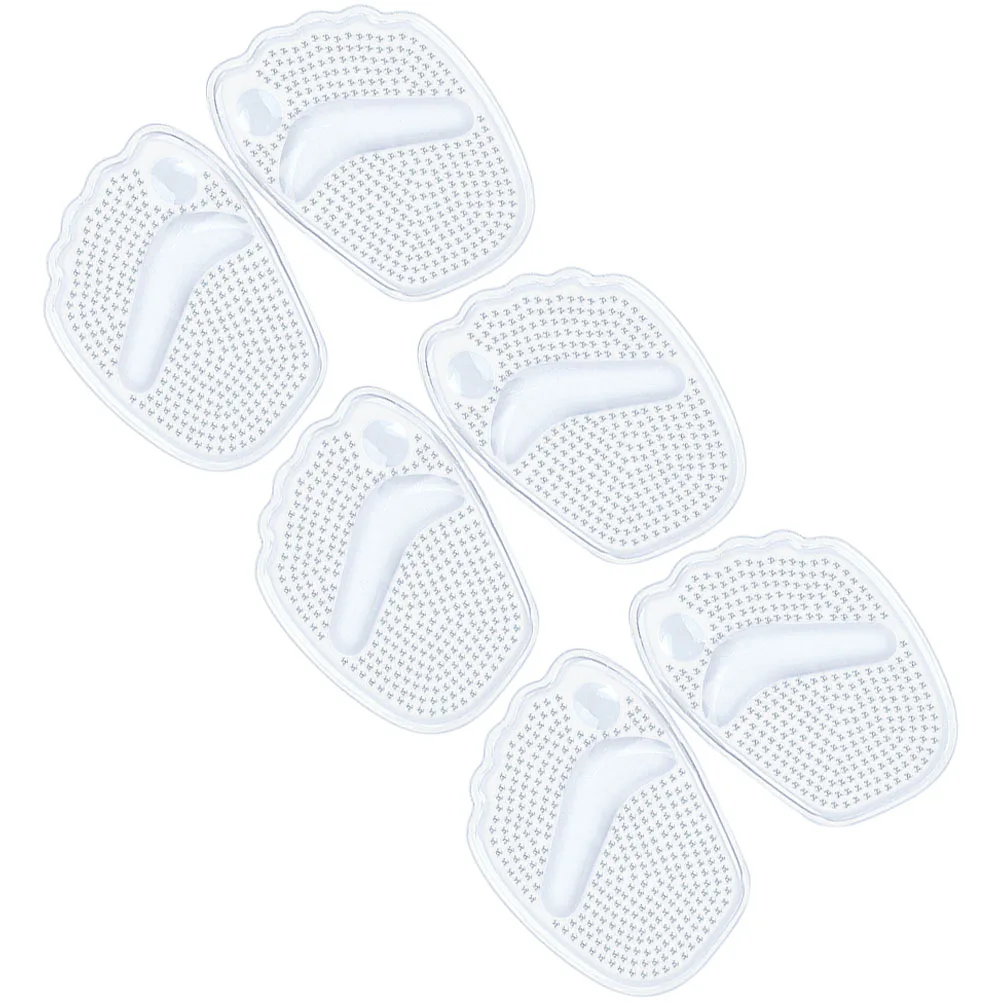 Coussinets antidérapants pour l'avant-pied, 3 paires, coussins à talons hauts, soulagement de la douleur du pied, Inserts adhésifs pour chaussures, Support du pied pour femmes