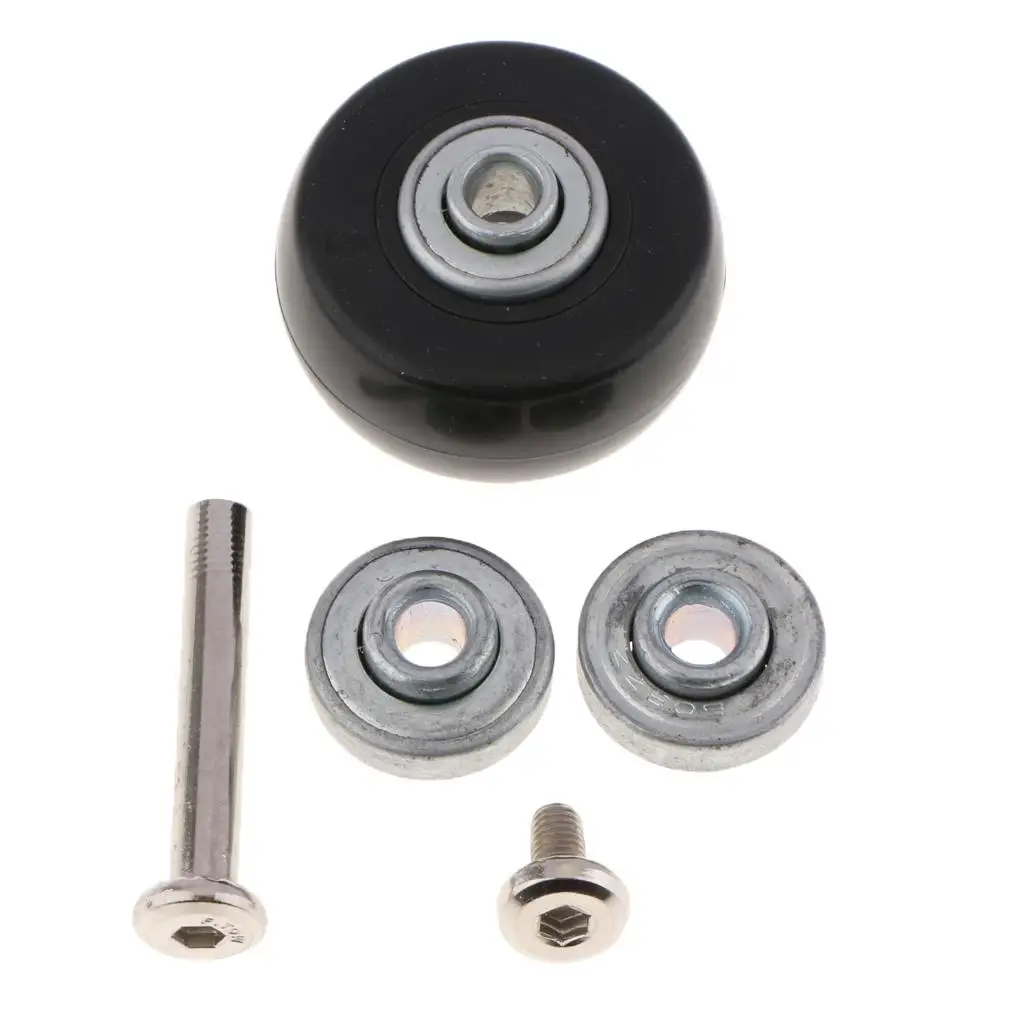 Luggage Suitcase Replacement Wheels Axles Bearings Set Trolley Casters Repair