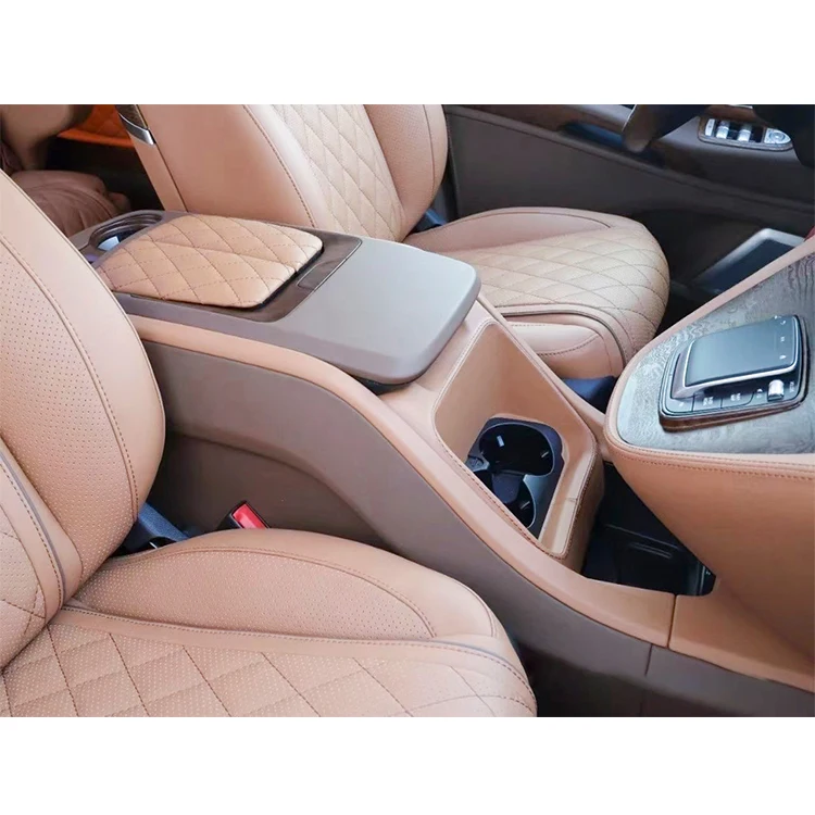 

Car interior modified central luxury armrest box with refrigerator