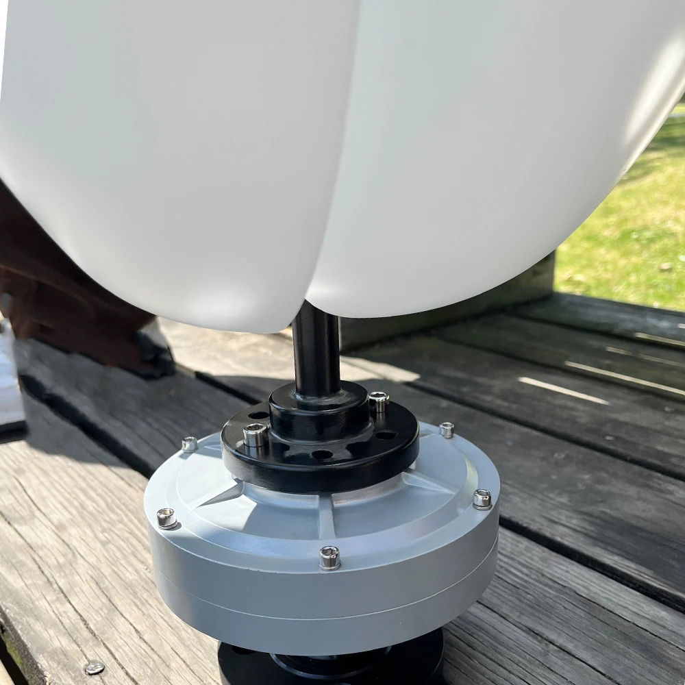 8000W 10000W 12V 24V 48V Vertical Wind Turbine Rose Shape Colorful Wind Power Generator MPPT Hybrid Controller Home Farm Use