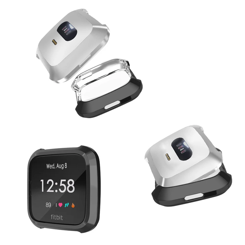 Antiarañazos para cubierta de marco protector, funda de reloj, marco de cubierta de reloj de parachoques duradero negro