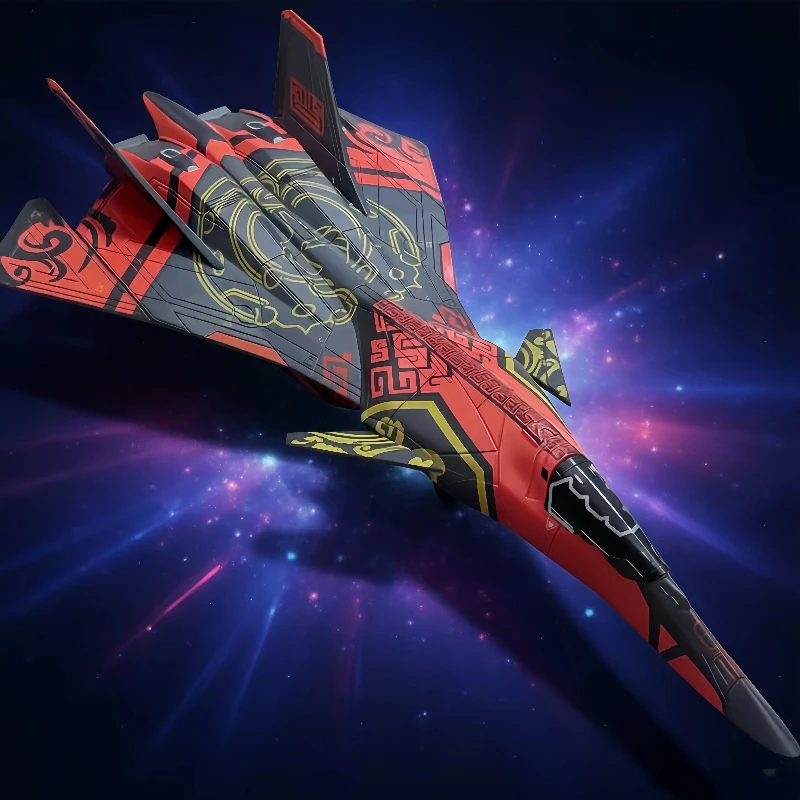 

Nan Tian Men Project Snake Year White Emperor B-Type Aerospace Fighter Alloy Aircraft Model Simulation Fighter Collectibles