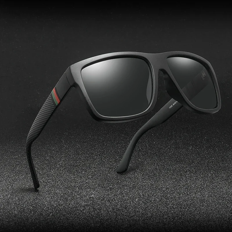 

Luxury Men's Polarized Cycling Sunglasses Brand Designer Square Vintage Driving Sun Glasses UV400 Male SunGlasses