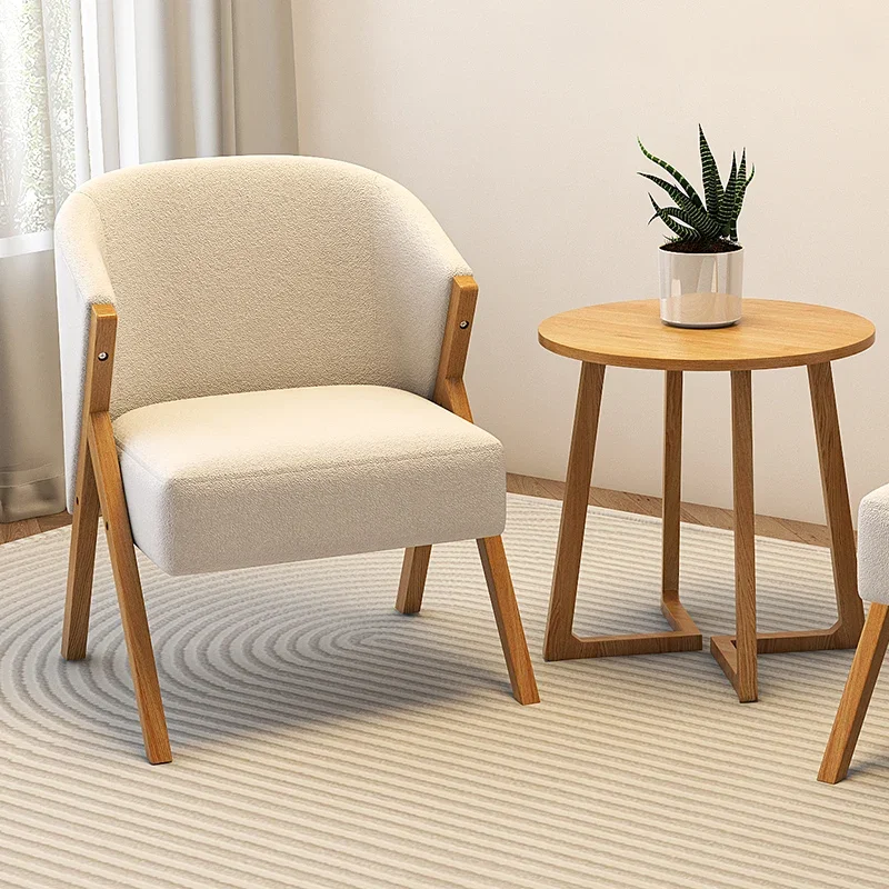 Wood Unique Living Room Chair Back Support Comfortable White Nordic Living Room Chair Waiting Clear Silla Plegable Furniture