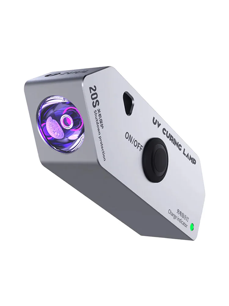 2UUL SC05 600mAh Przenośna Lampa UV z Metalową Obudową, USB na Type-C, Podwójna Żarówka do Naprawy Tabletów, Telefonów, Płyt Głównych, Procesorów i Chipów — zdjęcie 2