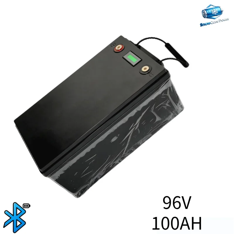 96V 100Ah Waterproof Lithium-ion Battery Pack With 10A Supporting Charger, Stable Power For Marine, Recreational Vehicles And In