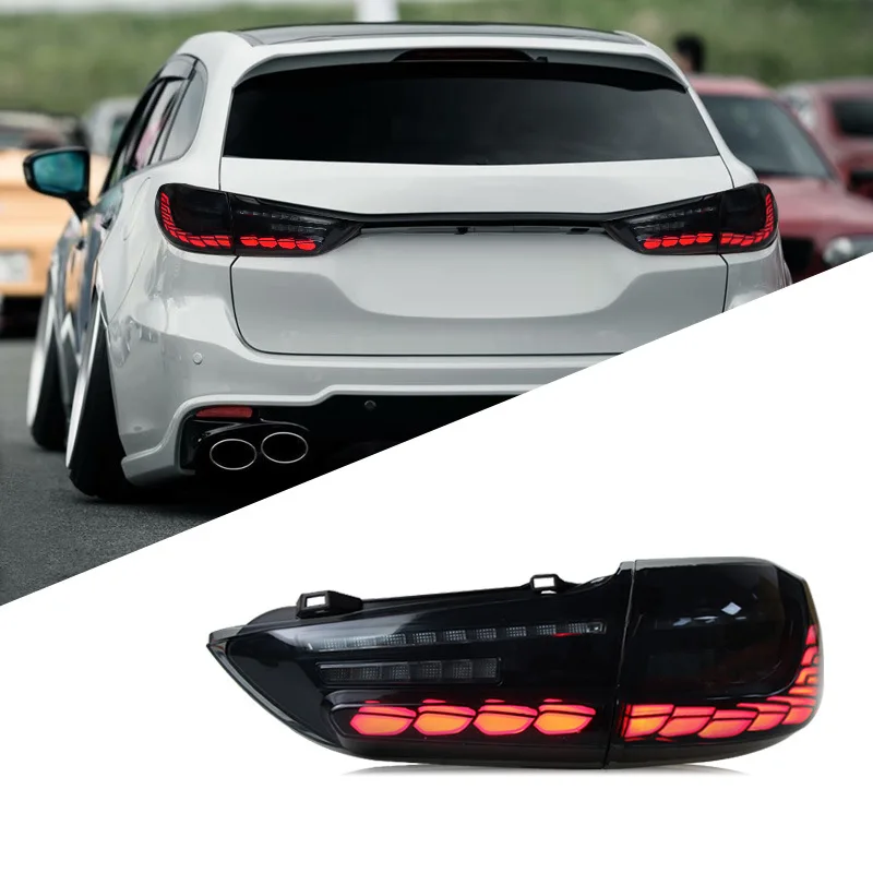 

Suitable for 14-19 Mazda 6 Artez tail light assembly modified dragon scale LED running light running water turn signal