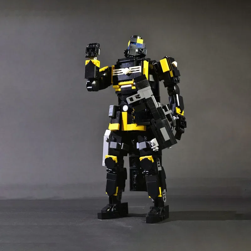 

609 деталей Moc Helldivers B-01 Тактические доспехи - Креативная модель Helldivers, развивающий конструктор, игрушка-подарок для детей